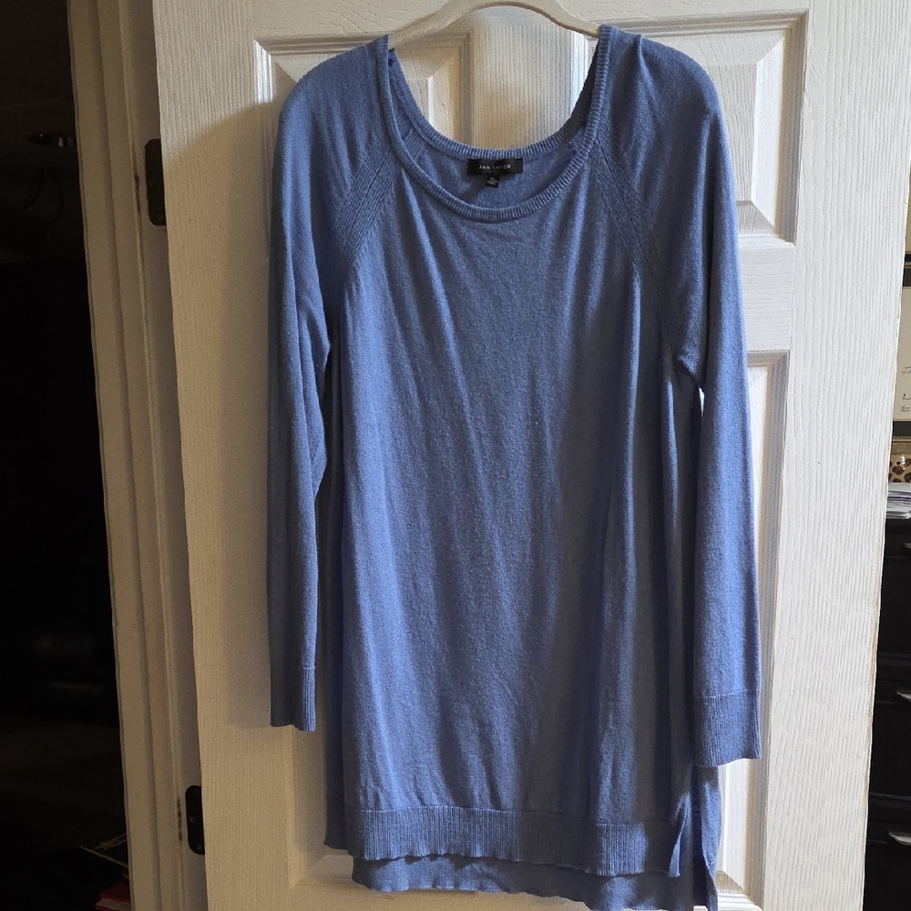 Blue Long Sleeve Sweater
